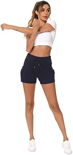 Chriselda ženski ležerni kratke hlače Ljeto Visoko struk Atletski trening Bermuda Teretne kratke
