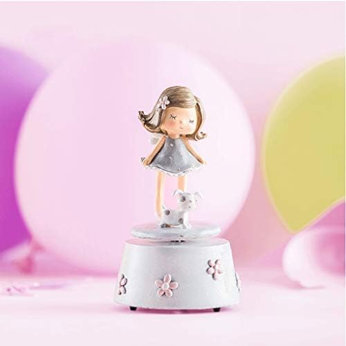 Xiaosaku music box muzička kutija muzička kutija djevojka kreativna rotirajuća djeca kreativni ukras