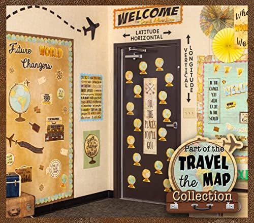 Teacher Created Resources Travel The Map Future World Changers Set Oglasne Ploče