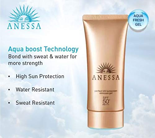MG ANESSA Perfect UV Gel za zaštitu od sunca SPF50 90ml-omogućava gelu da ima vodenasto svježu