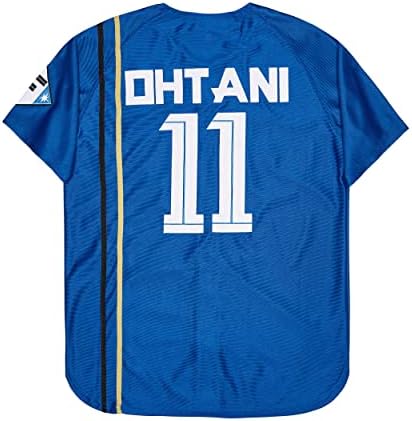 Muška Hokkaido Nippon-šunka # 11 Ohtani borci ljeto Bejzbol dres prošivena