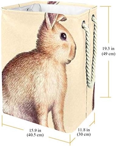 DJROW korpa za odjeću Rabbit Art velika kanta za odlaganje korpa za odlaganje odjeće kanta za
