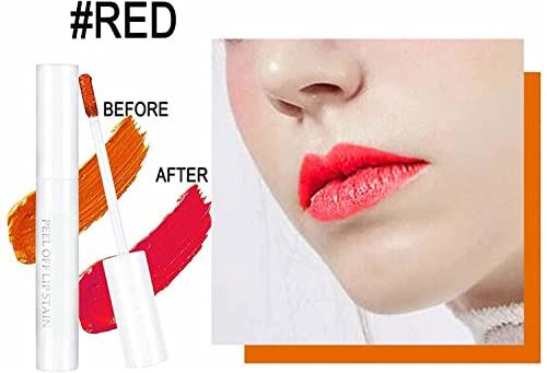 Peel off lip Stain Set, vodootporna dugotrajna nijansa za usne, blading Peel & Reveal lip Stain,dugotrajan,Smudge