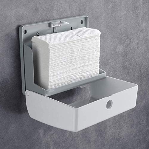 Poklopac kutije za maramice YFQHDD, višenamjenski držač toaletnog papira sa policom za telefon i ostavom za
