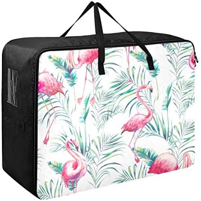 Mnsruu pokrivač za pohranu, akvarel flamingo i tropski listovi od strane Organizatori velikih kapaciteta Closet