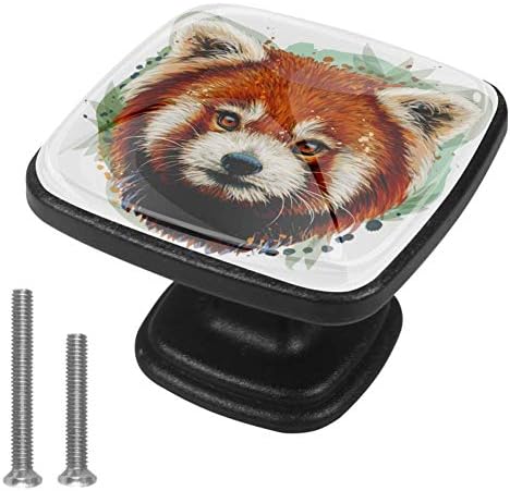 Ladica za odlaganje povlači sa 8 vijaka Računalne stolove Ručke kuće DIY SOURY SOBE Crvena Panda