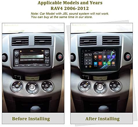 SWTNVIN Auto Stereo za Toyota RAV4 2006 2007 2008 2009 2010 2011 2012, Android 11 8 inčni HD auto Audio sa Osmojezgrenim 2GB RAM 32GB ROM podrška WiFi Bluetooth5. 0 GPS Auto Auto Auto Play