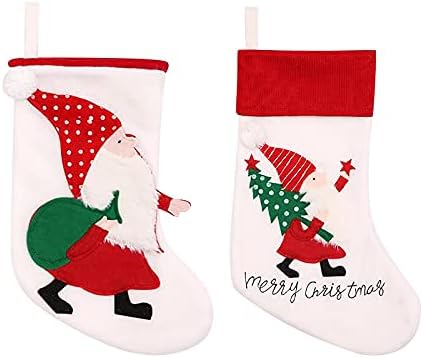 Božićni čarapa jelena gnome santa male bombone poklon bag Porodični ukrasi za odmor 2022 Xmas poklon kamin Viseći porodični Xmas Dekoracija