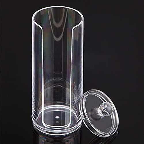 DBYLXMN kozmetički pamučni akrilni boca boca cilindrična pamučna okrugla kutija za pohranu padu za