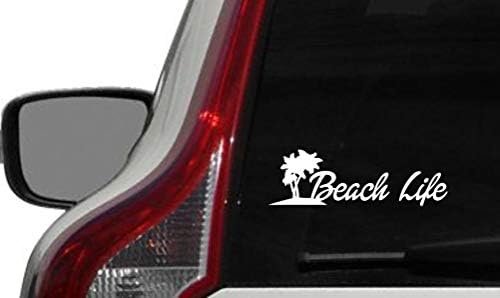 Surf Palm Tree Beach Life Car Die Cut vinilni naljepnica odbojnika za kamion za auto kamion Auto vjetrobransko