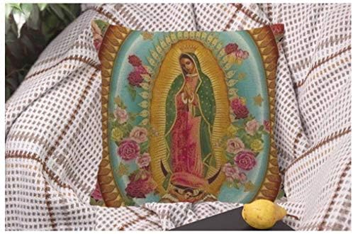 Wonderstify jastuk našu damu Guadalupe Meksička Sveta Djevica Marija - Mekana jastučna jastučna