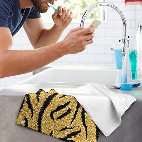 Zlatni tigarski ručni ručnici za ručnike za lice i tijelo Trke za pranje tigara Mekane krpe sa slatkim