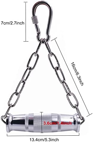 IULJH metalna teretana rukuje priključcima za kablove remenice za teške uslove rada lanac od nerđajućeg čelika neklizajuće ručke Fitnes oprema