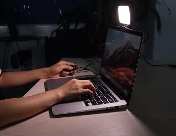LED klip svjetlo sa 3 režimima svjetla sa prednje & amp; nazad klip za ured Clip Fill Video svjetlo za učenje za daljinski rad prijenosni podesivi za šminkanje