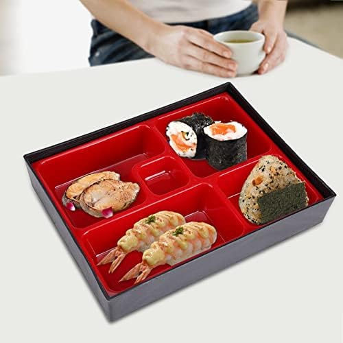 Japanski stil Bento kutija, prijenosni bento ručak kutija za skladištenje hrane za skladištenje drva sa poklopcima za restoran Početna ured Piknik