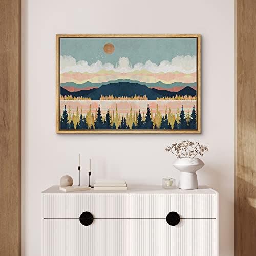 SIGNFORD uokvirena platna dekoracija kućnih umjetničkih djela Sažetak planinska priroda pejzaž platneni zid Art Woodland rasadnik dekor za dnevni boravak, spavaća soba - 24x36 inča