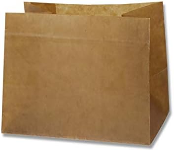 Heiko 008735307 Papirne torbe, niske vuče, kvadratno dno, W-0,5, 20 listova, 4,7 x 3,1 inča, 20