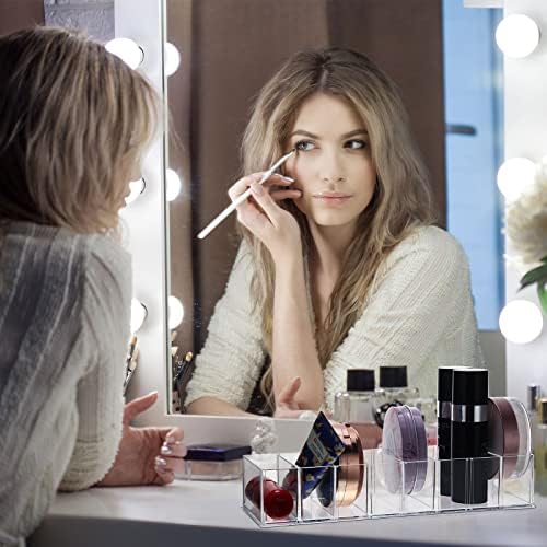 4 komada akril Makeup kompaktni Organizator odvojivi Clear Vanity Organizator štand Organizator šminke kozmetičke