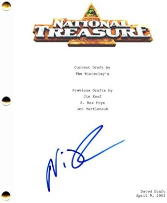 Nicholas Cage potpisan autogragram National Treasure Cull film - Con Air, Wild u Heart, Rumble
