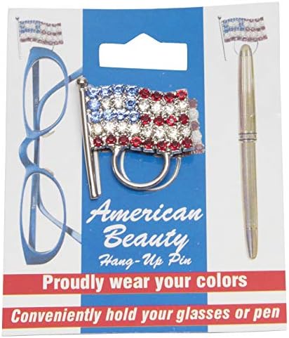 Sjedinjene Američke Države USA Crystal zastava PIN za naočale / držač sunčane naočale