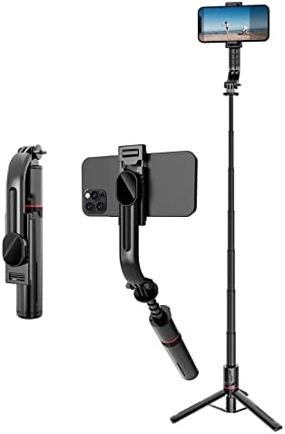 Dxbo Selfie Stick Stativ za telefon, Prijenosni dugi stub Aluminijska legura nadogradnja izdržljivi selfi štap sa odvojivim bežičnim daljinskim upravljačem kompatibilnim s iPhoneom, Samsung Android pametnim telefonima