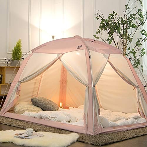 Ddasumi Potpis 4door zatvoreni krevet, privatnost igrati šator na krevetu za toplo i ugodan san za