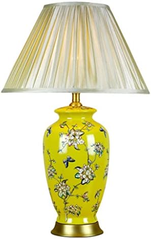Lllly keramička stolna svjetiljka dnevni boravak cvijeta i ptica ručno oslikana stolna svjetiljka spavaća