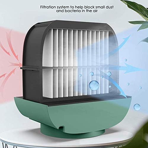 ISOBU LILIANG- Mini evaporativni hladnjak ovlaživač za ured, osobni prostor klima uređaj ventilator sa šarenom