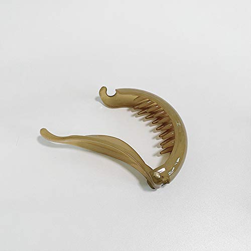 Banana Clip Clants Claws Ponytail Držač za kosu Prozirne plastične kose pribor za kosu