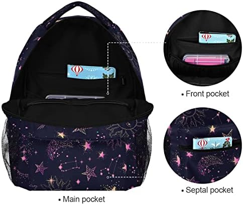 Suabo laptop ruksak, svemirska galaksija računarska torba za knjige Plinak Pješački kamp Daypack