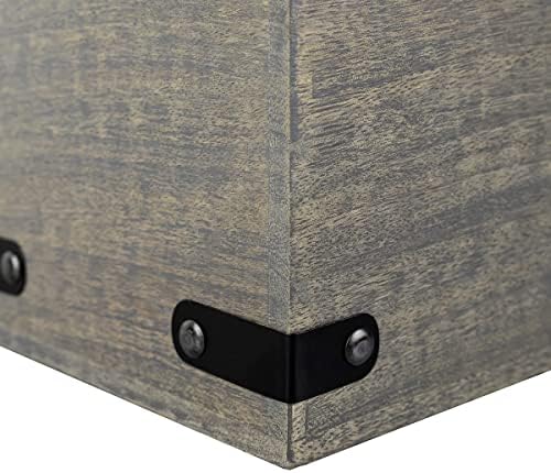 Držač kutije za drvene tkivo GOcraft | SQUAL FICIJALNI papir Tkivni poklopac za kupaonicu Vanity Countertops,