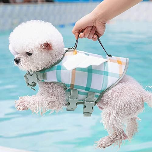 Plivač za pse za plju, pse za pse za prasak sa reflektiranim prugama, podesivim kupaćem kostimu