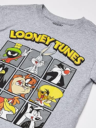 Looney Tunes Boys' Kratki Rukav Tee