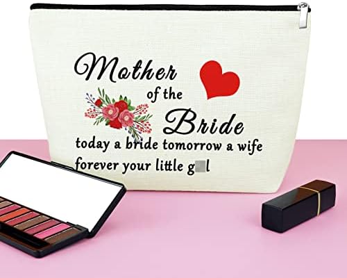 MXRYMVU majka za mladenke za mladenke od kćeri poklon za majku mladenke iz mladenke Majke u pravu Vjenčani poklon od mladenske kozmetičke torbe Travel Touch hvala poklone Vjenčani tuš pokloni