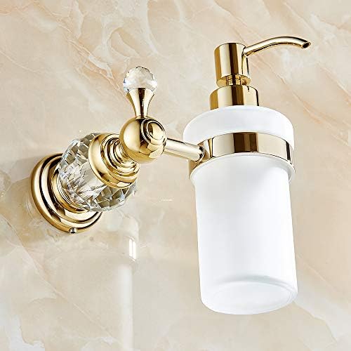 Sweejem tekući sapun sapuni Luksuzni raspršivač zid montiran sa smrznutim staklenim kontejnerskim bocama u kupaonici Zlatni