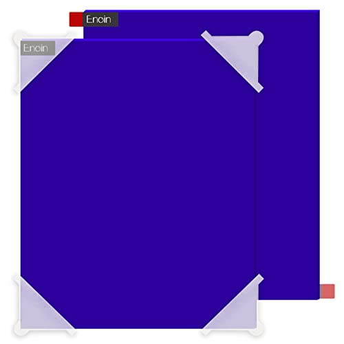 Enoin 2 pakovanje 8x12 inča plava netranzimenalni akrilni / pleksiglas list 0.118 '' 1/8 debela, plastična