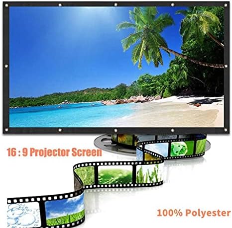 Sxyltnx 3D HD zidni projekcijski projekcijski ekran na platnu LED projektor visoka svjetlina 120 inča-60inch za kućno bioskop