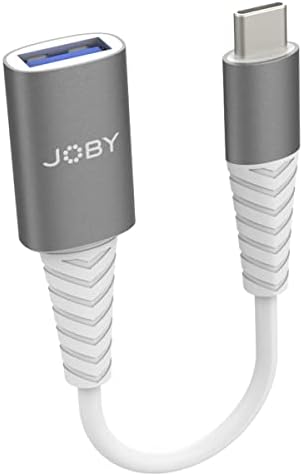 Joby USB tip-c do USB 3.0 Tip-a adapter, prostor sive