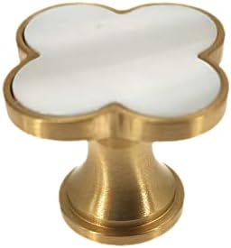 4Pack Modern Brass komode za ormare za ormariće ukras ukrasna školjka Kuhinjski ormar vuče ručke mramorne