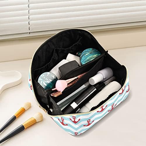 INNewgogo kozmetička torba za ženske torbe za šminku za žene sa prenosnim ručkama Multifunkcionalna toaletna vrećica Travel Makeup Train futrola za šminke za početnike