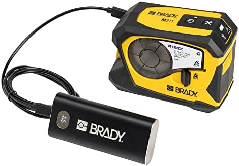 Brady M211 Prijenosni Bluetooth Label Printer Kit & M21-750-595-WT, pakovanje od 142797 0,75 x21' bijela etiketa