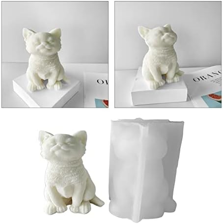 Slatki kalup 3D-silikonski kalup za izradu životinjskog kalupa za DIY ručno rađene kalupe za mačke