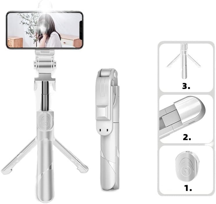 ROYIO Selfie Stick bežični Selfie Stick Bluetooth sklopivi Mini Stativ za daljinsko upravljanje zatvaračem