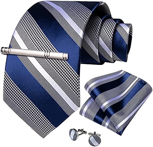 DiBanGu Muška kravata svilena tkana kravata džepna kvadratna dugmad za manžete formalno poslovno matursko vjenčanje