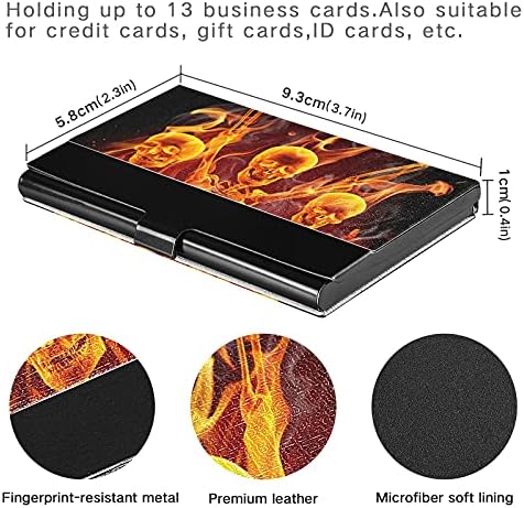 Vatreni Kosturi držač vizitkarte za žene i muškarce torbica za držač vizitkarte sa kožnim imenom lična karta