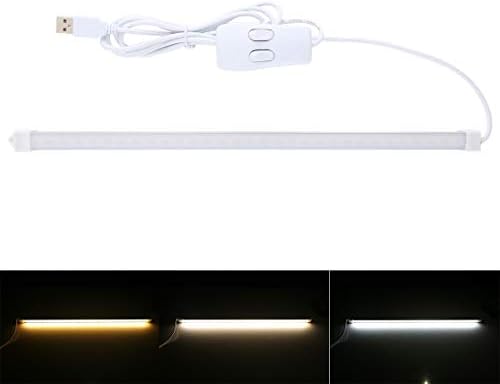 Prijenosni uštedu energije 34cm 60 LED 400LM Trobojne USB LED traka sa preklopkom sa prekidačem