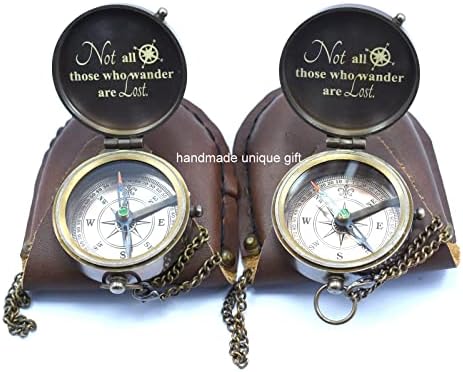 Ručno rađeni jedinstveni poklon Vaš Tommy Vaš tubBO poklon set poklon-compass | 2 mesingane kompasove ugravirano