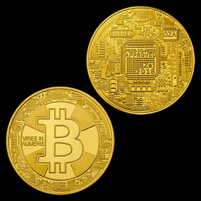 Niubb Bitcoin posrebreni novčić komemorativni novčići kolekcionarski suveniri i pokloni CGMiner