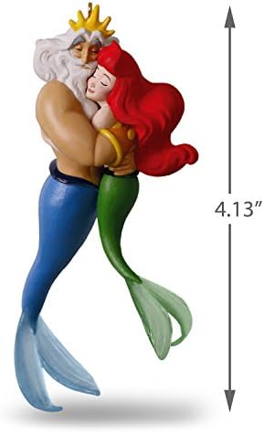 Hallmark uspomenu Božić Ornament 2018 godine od, Disney Mala sirena Ariel i kralj Triton