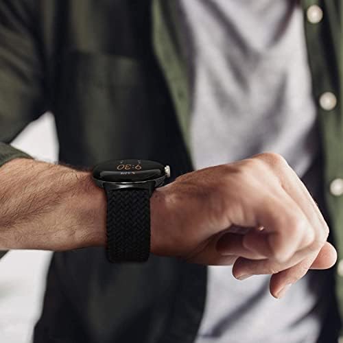 Abanen elastični najlon Sport bend za Google Pixel Watch, pletenica Stretchy Soft Brza kaiš za